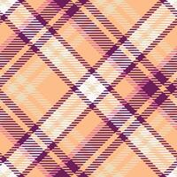 plaid patronen naadloos. Schots plaid, traditioneel Schots geweven kleding stof. houthakker overhemd flanel textiel. patroon tegel swatch inbegrepen. vector