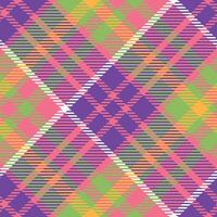 plaid patronen naadloos. klassiek plaid Schotse ruit voor overhemd afdrukken, kleding, jurken, tafelkleden, dekens, beddengoed, papier, dekbed, stof en andere textiel producten. vector