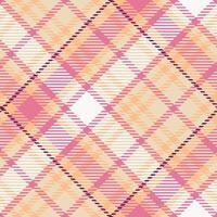 plaid patronen naadloos. Schots plaid, naadloos Schotse ruit illustratie reeks voor sjaal, deken, andere modern voorjaar zomer herfst winter vakantie kleding stof afdrukken. vector
