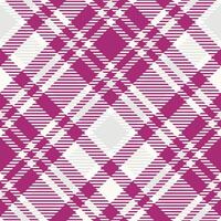 Schotse ruit plaid patroon naadloos. katoenen stof patronen. naadloos Schotse ruit illustratie reeks voor sjaal, deken, andere modern voorjaar zomer herfst winter vakantie kleding stof afdrukken. vector