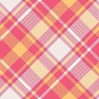 Schotse ruit plaid naadloos patroon. Schots Schotse ruit naadloos patroon. traditioneel Schots geweven kleding stof. houthakker overhemd flanel textiel. patroon tegel swatch inbegrepen. vector