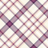 Schotse ruit plaid naadloos patroon. plaids patroon naadloos. sjabloon voor ontwerp ornament. naadloos kleding stof textuur. illustratie vector