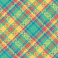 Schots Schotse ruit plaid naadloos patroon, Schotse ruit plaid patroon naadloos. naadloos Schotse ruit illustratie reeks voor sjaal, deken, andere modern voorjaar zomer herfst winter vakantie kleding stof afdrukken. vector