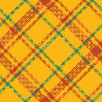 Schots Schotse ruit plaid naadloos patroon, klassiek Schots Schotse ruit ontwerp. sjabloon voor ontwerp ornament. naadloos kleding stof textuur. illustratie vector