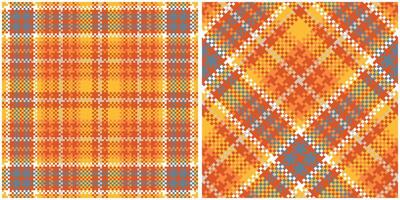 Schotse ruit naadloos patroon. katoenen stof patronen flanel overhemd Schotse ruit patronen. modieus tegels voor achtergronden. vector