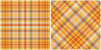 Schotse ruit naadloos patroon. zoet pastel plaid patronen voor sjaal, jurk, rok, andere modern voorjaar herfst winter mode textiel ontwerp. vector