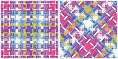 plaids patroon naadloos. controleur patroon voor overhemd afdrukken, kleding, jurken, tafelkleden, dekens, beddengoed, papier, dekbed, stof en andere textiel producten. vector