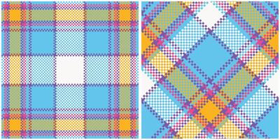 Schotse ruit naadloos patroon. abstract controleren plaid patroon flanel overhemd Schotse ruit patronen. modieus tegels voor achtergronden. vector