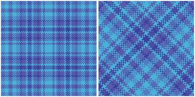 plaids patroon naadloos. Schots plaid, traditioneel Schots geweven kleding stof. houthakker overhemd flanel textiel. patroon tegel swatch inbegrepen. vector