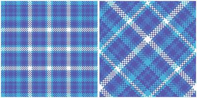 plaids patroon naadloos. Schots plaid, flanel overhemd Schotse ruit patronen. modieus tegels voor achtergronden. vector