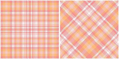 plaids patroon naadloos. schaakbord patroon traditioneel Schots geweven kleding stof. houthakker overhemd flanel textiel. patroon tegel swatch inbegrepen. vector