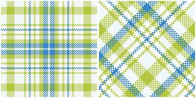 plaids patroon naadloos. Schotse ruit plaid naadloos patroon. naadloos Schotse ruit illustratie reeks voor sjaal, deken, andere modern voorjaar zomer herfst winter vakantie kleding stof afdrukken. vector