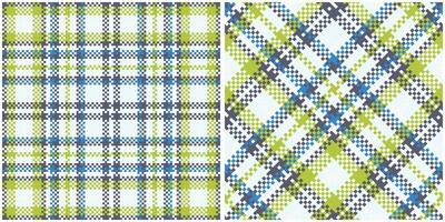 plaids patroon naadloos. Schotse ruit plaid naadloos patroon. sjabloon voor ontwerp ornament. naadloos kleding stof textuur. vector