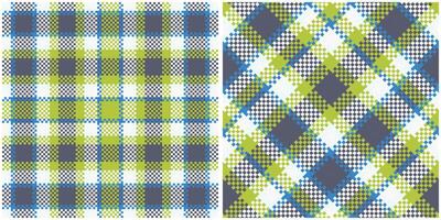 plaids patroon naadloos. abstract controleren plaid patroon traditioneel Schots geweven kleding stof. houthakker overhemd flanel textiel. patroon tegel swatch inbegrepen. vector