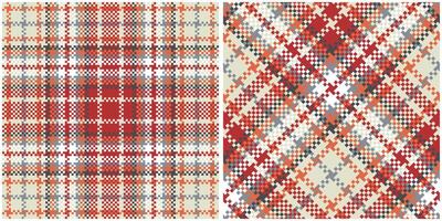 Schotse ruit patroon naadloos. zoet plaid patronen traditioneel Schots geweven kleding stof. houthakker overhemd flanel textiel. patroon tegel swatch inbegrepen. vector