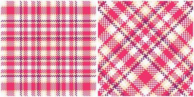 plaid patroon naadloos. abstract controleren plaid patroon sjabloon voor ontwerp ornament. naadloos kleding stof textuur. vector