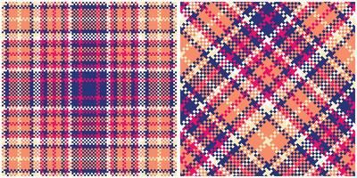 plaid patroon naadloos. Schotse ruit plaid naadloos patroon. voor sjaal, jurk, rok, andere modern voorjaar herfst winter mode textiel ontwerp. vector