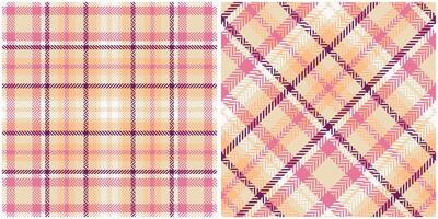 plaid patronen naadloos. Schots plaid, sjabloon voor ontwerp ornament. naadloos kleding stof textuur. vector