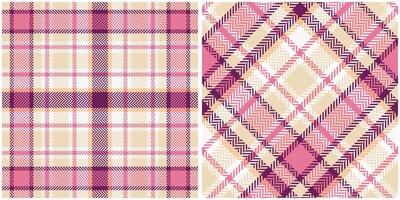 plaid patronen naadloos. Schotse ruit plaid naadloos patroon. voor overhemd afdrukken, kleding, jurken, tafelkleden, dekens, beddengoed, papier, dekbed, stof en andere textiel producten. vector