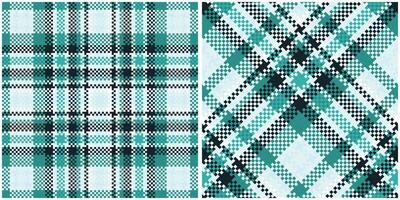 Schotse ruit patroon naadloos. pastel klassiek plaid Schotse ruit traditioneel pastel Schots geweven kleding stof. houthakker overhemd flanel textiel. patroon tegel swatch inbegrepen. vector