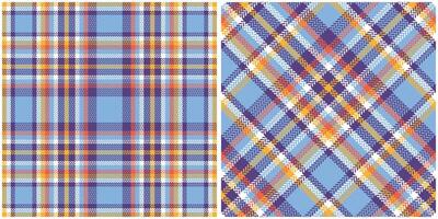 Schots Schotse ruit patroon. klassiek Schots Schotse ruit ontwerp. traditioneel Schots geweven kleding stof. houthakker overhemd flanel textiel. patroon tegel swatch inbegrepen. vector