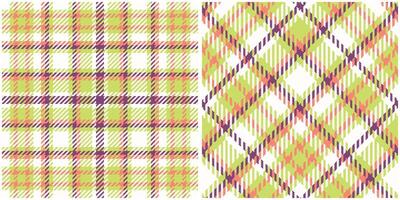 Schotse ruit plaid patroon naadloos. plaid patronen naadloos. voor sjaal, jurk, rok, andere modern voorjaar herfst winter mode textiel ontwerp. vector