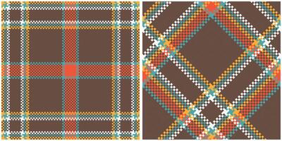 Schotse ruit patroon naadloos. zoet schaakbord patroon sjabloon voor ontwerp ornament. naadloos kleding stof textuur. vector