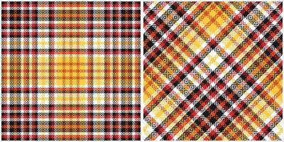 Schots Schotse ruit plaid naadloos patroon, Schotse ruit plaid patroon naadloos. flanel overhemd Schotse ruit patronen. modieus tegels illustratie voor achtergronden. vector