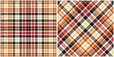 Schots Schotse ruit plaid naadloos patroon, Schotse ruit plaid patroon naadloos. voor sjaal, jurk, rok, andere modern voorjaar herfst winter mode textiel ontwerp. vector