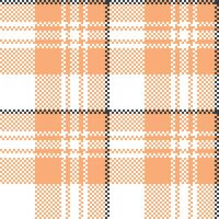 Schotse ruit naadloos patroon. klassiek plaid Schotse ruit sjabloon voor ontwerp ornament. naadloos kleding stof textuur. vector