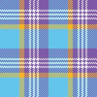 plaids patroon naadloos. Schots plaid, sjabloon voor ontwerp ornament. naadloos kleding stof textuur. vector