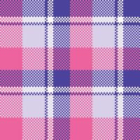 plaid patronen naadloos. Schotse ruit plaid naadloos patroon. naadloos Schotse ruit illustratie reeks voor sjaal, deken, andere modern voorjaar zomer herfst winter vakantie kleding stof afdrukken. vector