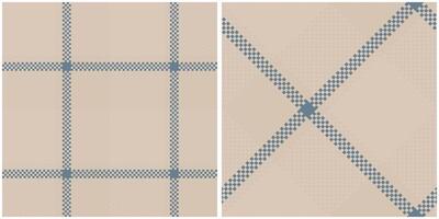 Schotse ruit naadloos patroon. Schotse ruit plaid naadloos patroon. traditioneel Schots geweven kleding stof. houthakker overhemd flanel textiel. patroon tegel swatch inbegrepen. vector