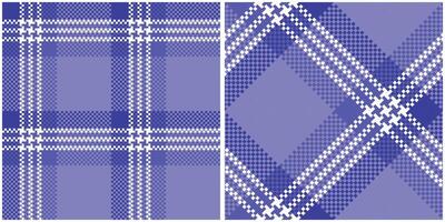 plaid patroon naadloos. Schotse ruit plaid naadloos patroon. traditioneel Schots geweven kleding stof. houthakker overhemd flanel textiel. patroon tegel swatch inbegrepen. vector