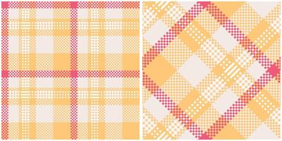 klassiek Schots Schotse ruit ontwerp. Schotse ruit plaid naadloos patroon. traditioneel Schots geweven kleding stof. houthakker overhemd flanel textiel. patroon tegel swatch inbegrepen. vector