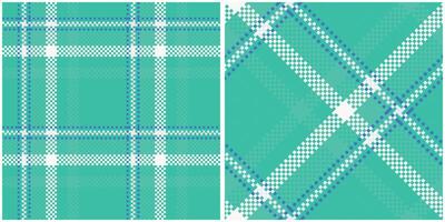 Schotse ruit plaid patroon naadloos. katoenen stof patronen. naadloos Schotse ruit illustratie reeks voor sjaal, deken, andere modern voorjaar zomer herfst winter vakantie kleding stof afdrukken. vector