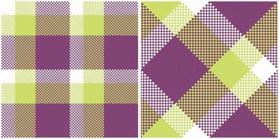 Schots Schotse ruit plaid naadloos patroon, Schotse ruit plaid patroon naadloos. sjabloon voor ontwerp ornament. naadloos kleding stof textuur. illustratie vector