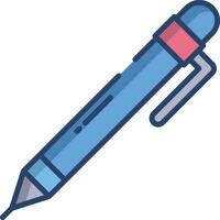 pen lineair kleur illustratie vector