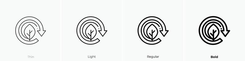 groen energie icoon. dun, licht, regelmatig en stoutmoedig stijl ontwerp geïsoleerd Aan wit achtergrond vector