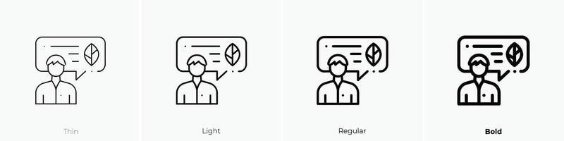 groen icoon. dun, licht, regelmatig en stoutmoedig stijl ontwerp geïsoleerd Aan wit achtergrond vector