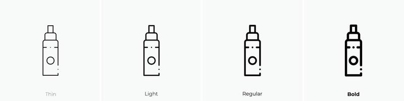 haar- verstuiven icoon. dun, licht, regelmatig en stoutmoedig stijl ontwerp geïsoleerd Aan wit achtergrond vector