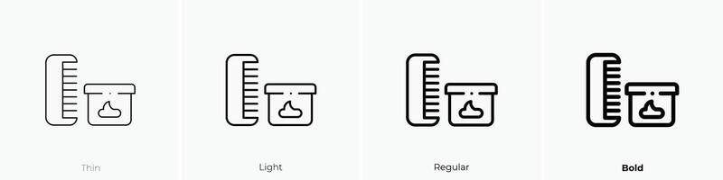 haar- kam icoon. dun, licht, regelmatig en stoutmoedig stijl ontwerp geïsoleerd Aan wit achtergrond vector