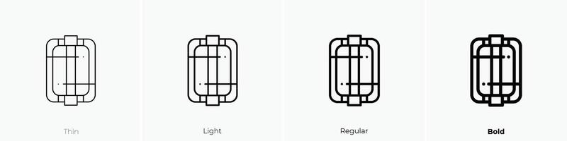 haar- 4 icoon. dun, licht, regelmatig en stoutmoedig stijl ontwerp geïsoleerd Aan wit achtergrond vector