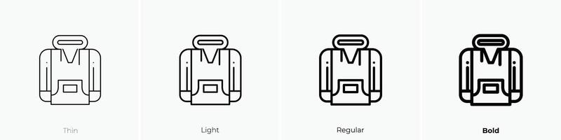 capuchon icoon. dun, licht, regelmatig en stoutmoedig stijl ontwerp geïsoleerd Aan wit achtergrond vector