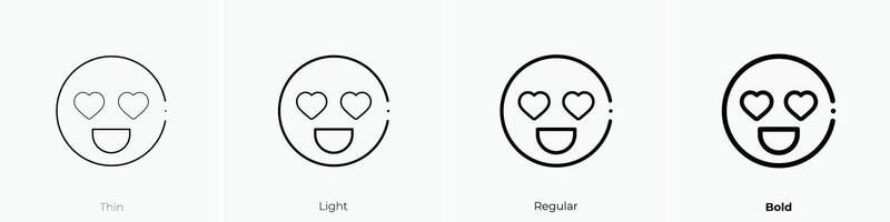 in liefde icoon. dun, licht, regelmatig en stoutmoedig stijl ontwerp geïsoleerd Aan wit achtergrond vector