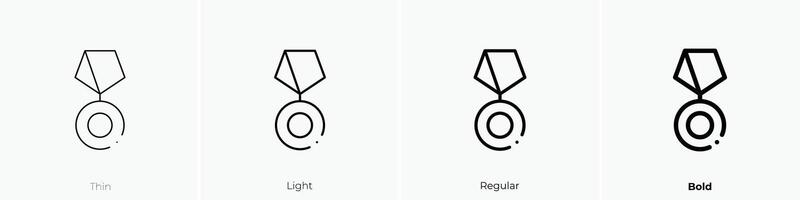 insigne icoon. dun, licht, regelmatig en stoutmoedig stijl ontwerp geïsoleerd Aan wit achtergrond vector