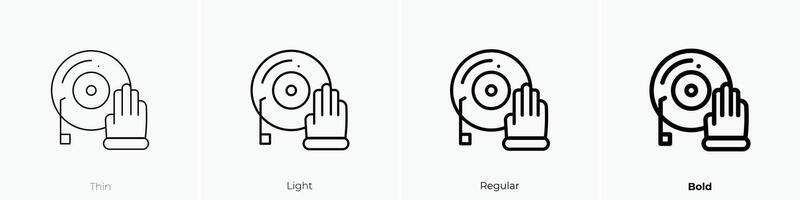 jockey icoon. dun, licht, regelmatig en stoutmoedig stijl ontwerp geïsoleerd Aan wit achtergrond vector