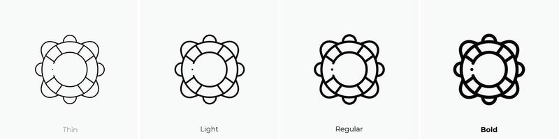 leven spaarder icoon. dun, licht, regelmatig en stoutmoedig stijl ontwerp geïsoleerd Aan wit achtergrond vector