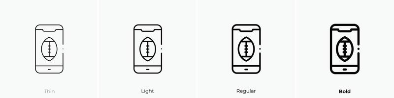 leven sport- icoon. dun, licht, regelmatig en stoutmoedig stijl ontwerp geïsoleerd Aan wit achtergrond vector