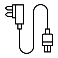 pictogram stroomstekker vector